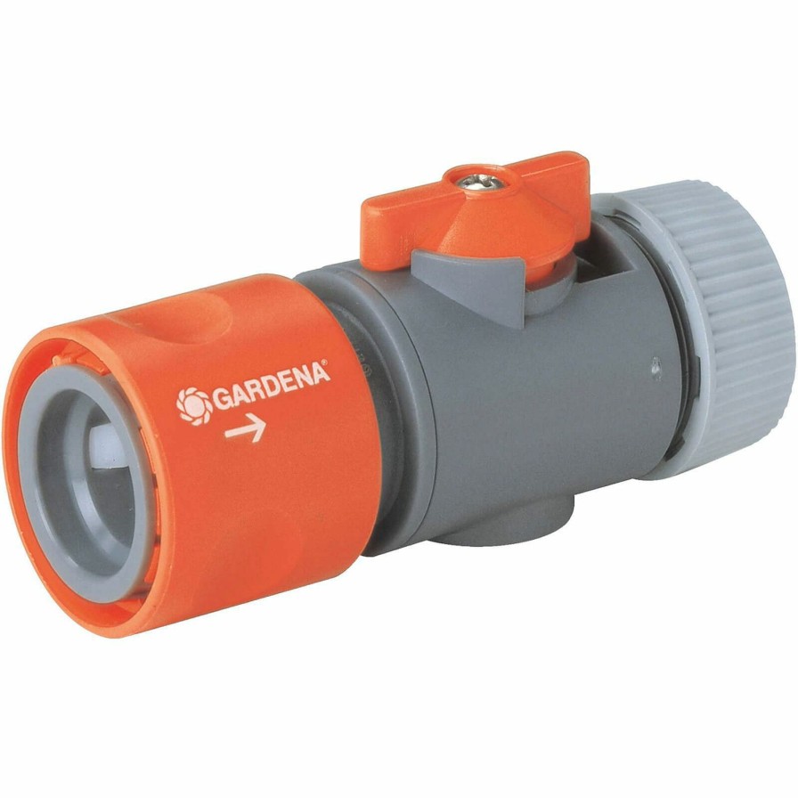 Garden Tools Gardena | Gardena Original Hose Pipe Connector With Control Valve Fashionable