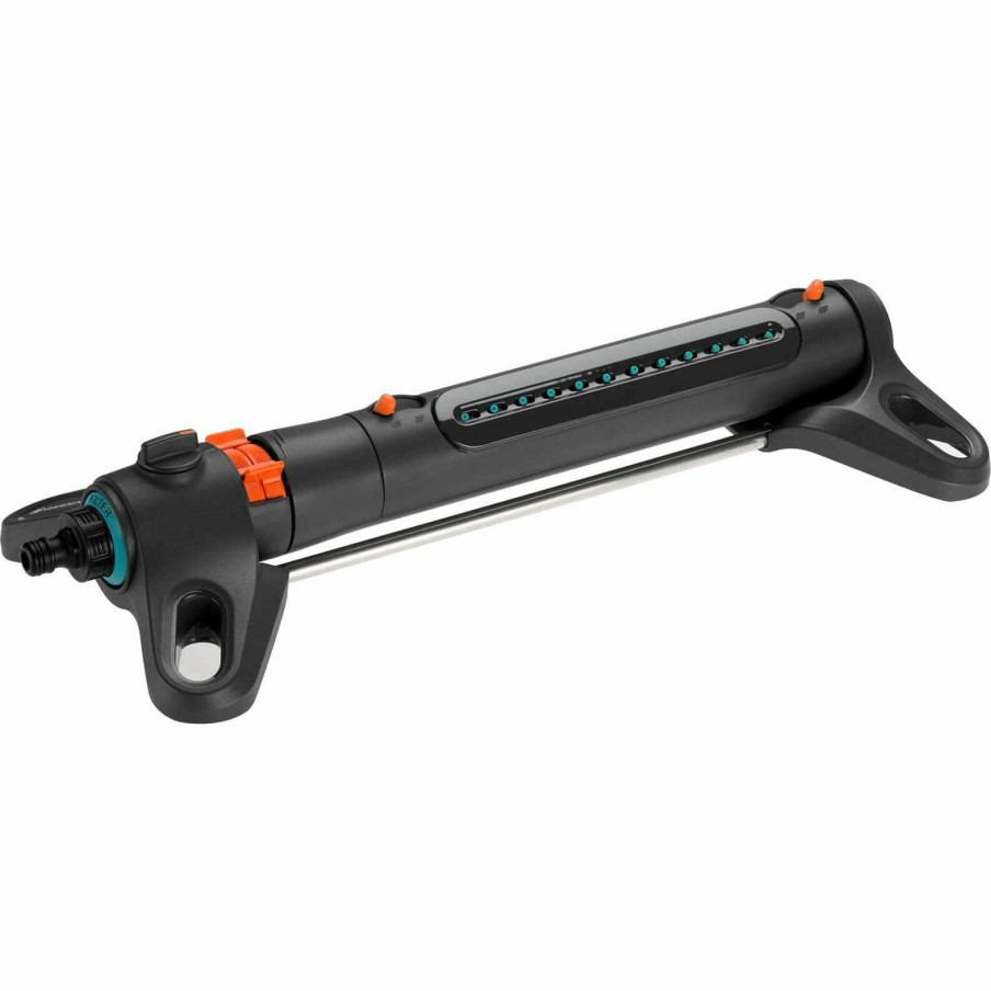 Garden Tools Gardena | Gardena Aquazoom S Oscillating Garden Sprinkler Fire Sale