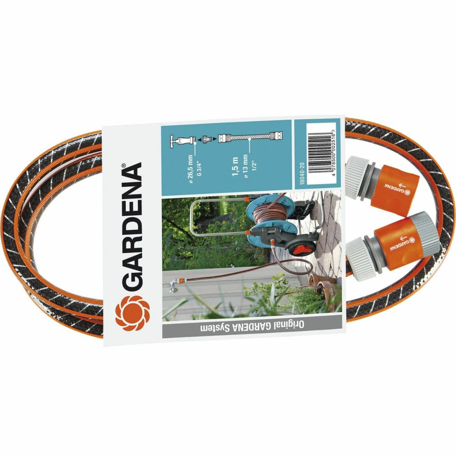 Garden Tools Gardena | Gardena Flex Hose Reel Connection Set Best Choice