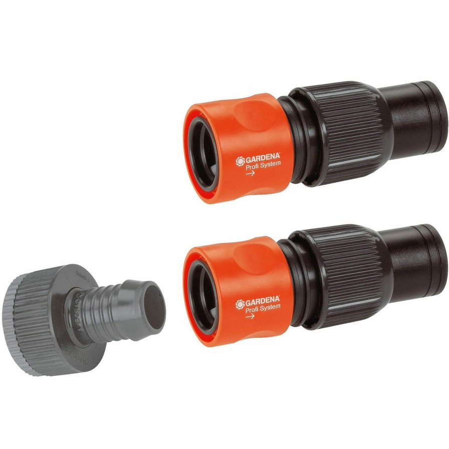 Garden Tools Gardena | Gardena Pipeline And Sprinklersystem Max Flow Threaded Tap Hose Pipe Connector Set Good Quality